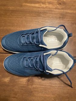 Propet TravelActiv Navy Walking Shoes Women’s Size 12 Wide – Excellent Condition