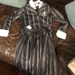 Wednesday Adams Costume Kids Size 5-8