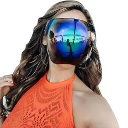 Oversized Full Face Sunglasses 