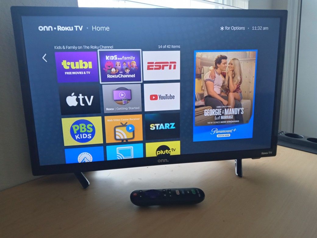 Onn 24" Roku TV With Remote