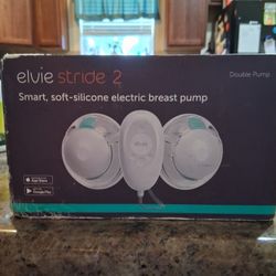 Elvie Stride 2 Smart, Soft-Silicone Double Electric Breast Pump