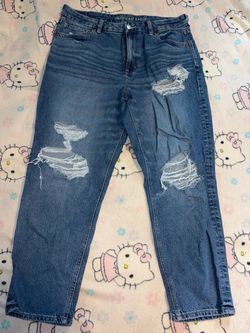 16- curvy mom jeans AE no tags