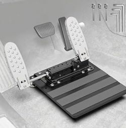 Left Foot Accelerator Gas Pedal for Handicap Drivers Assist Portable Adjustable Conversion Quick Release Footrest All-Metal Split Design Fits Most Aut