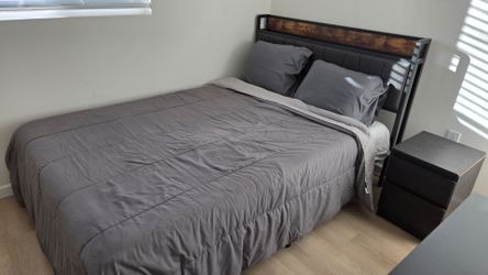 Full Bedframe + Memory Foam Mattress