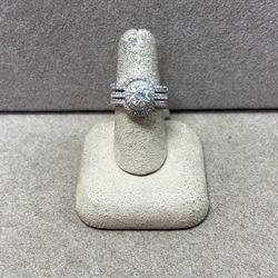 3 Piece Wedding Ring Set 
