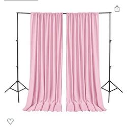 Pink Decor Curtain 