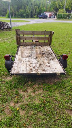 Flat Bed Utility Trailer