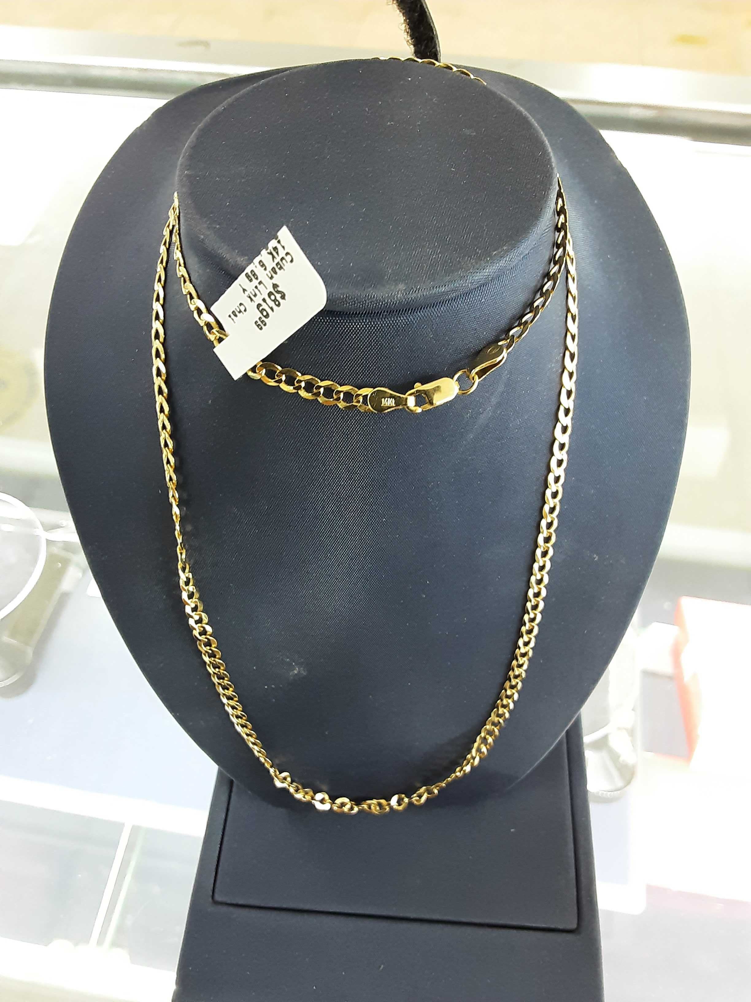 Yellow Gold 14k (.585) 6.8 grams 22 inch