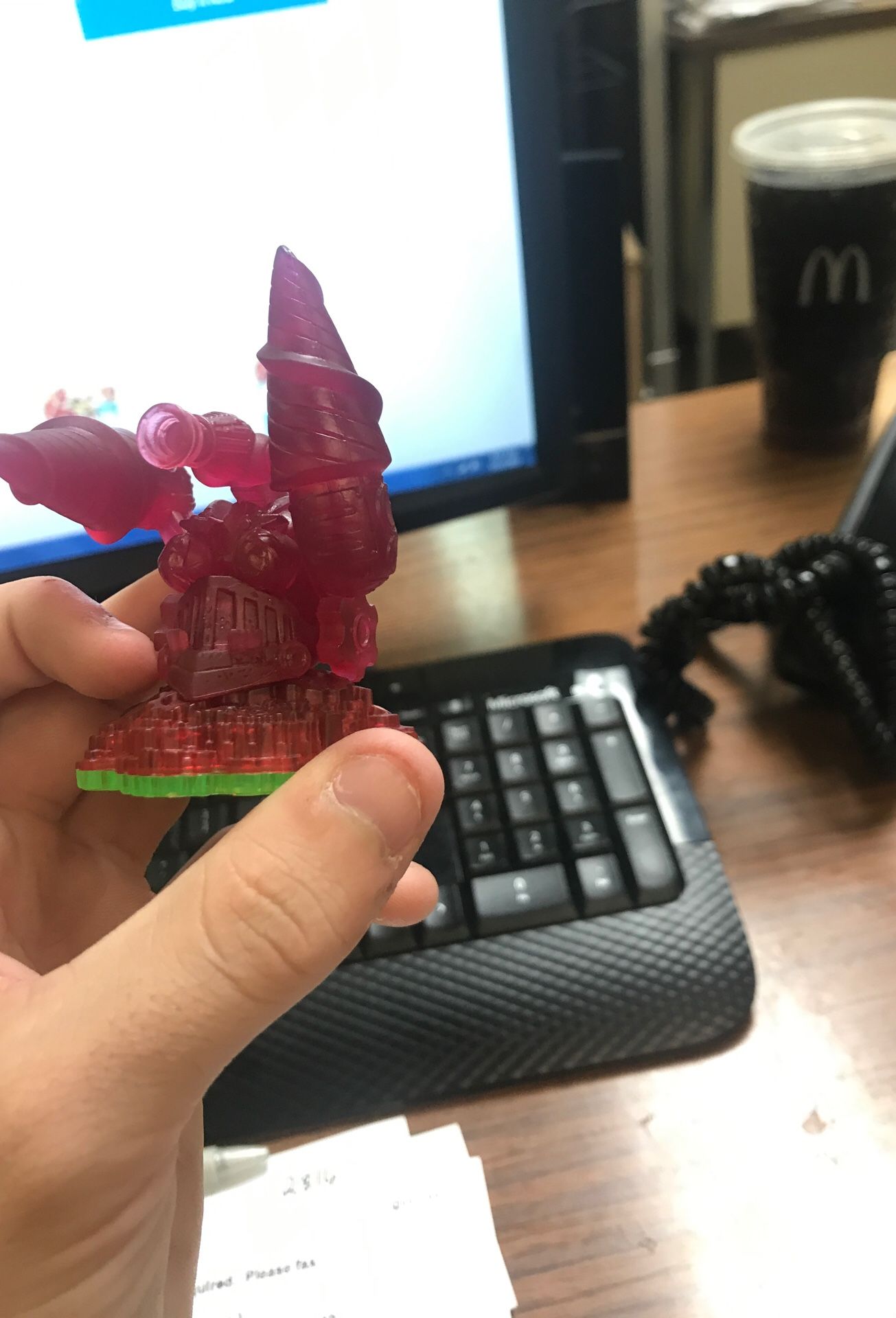 Red Drill Sergeant Skylander Character