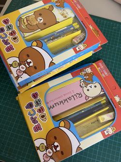 Pencil Case Set From Korea