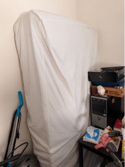 Twin mattress and frame