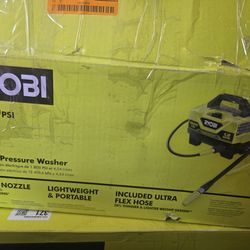 Ryobi 1800 psi electric pressure washer.