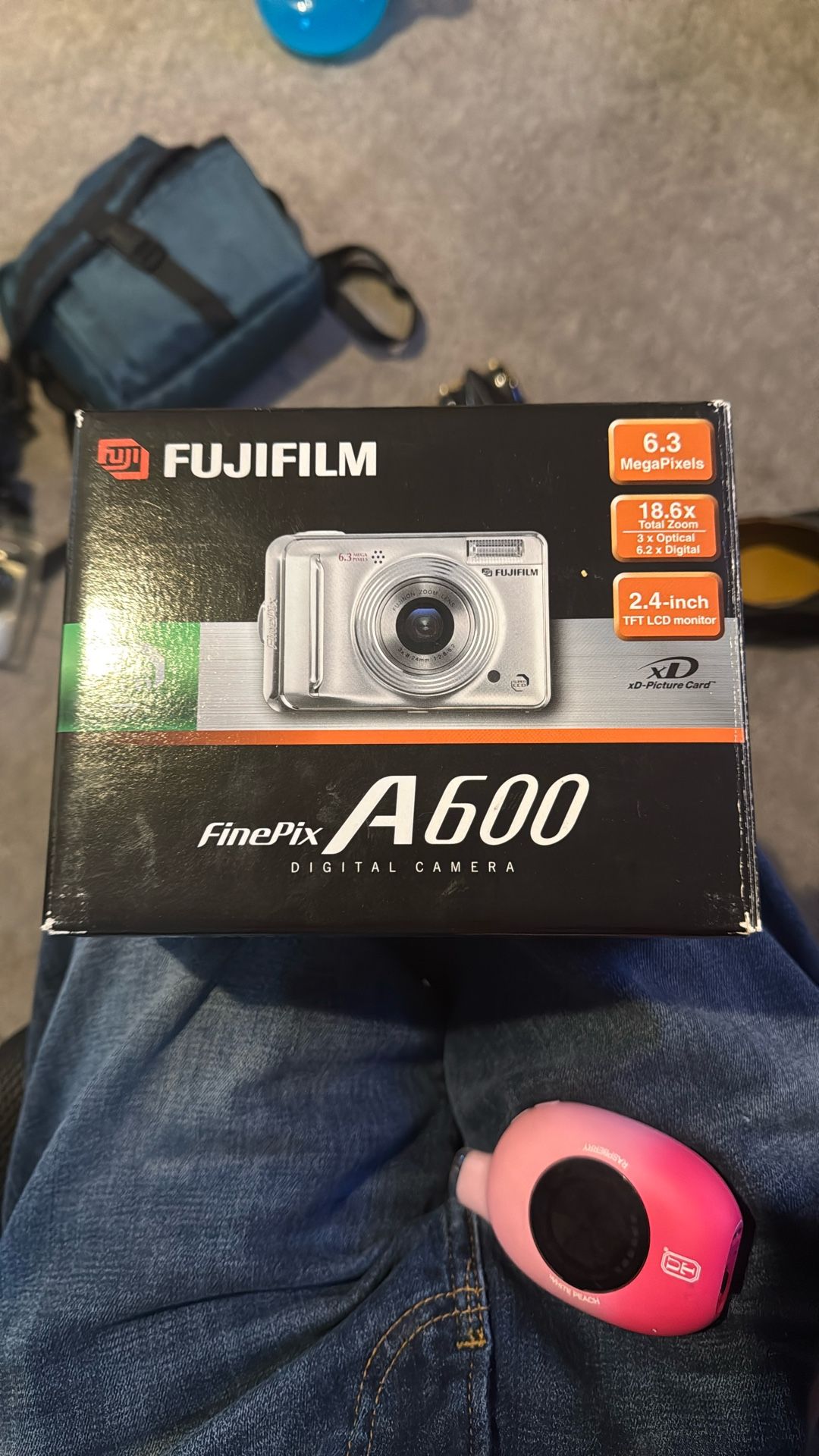 Fujifilm FinePix A600 Digital Camera – Complete in Box w/ Manual, Software, and Accessories