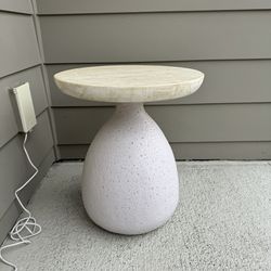 Stone Side Table