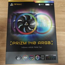 Brand New Antec 140mm RGB Fans For Gaming Desktop PC Computer Like Corsair Lian Li