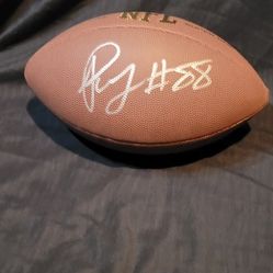 Pierre Garcon Autographed Football 