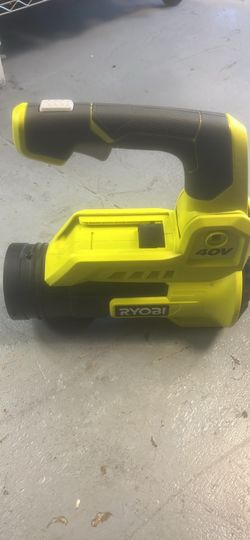 Ryobi RY40408VNM Cordless Jet Fan Blower - Black/Green W370
