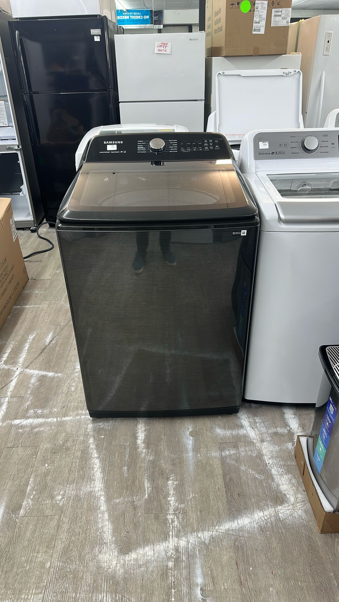 Samsung Top Load Washer With ActiveJet (Black)