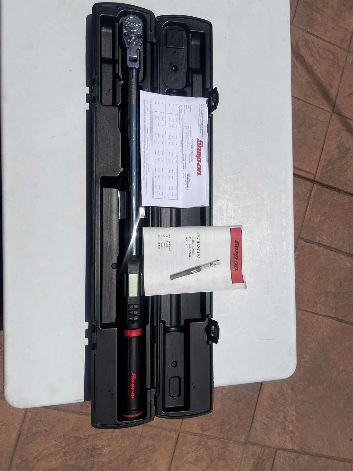 Snap-On 1/2" Drive TechAngle® Electronic Torque Wrench (15–300 ft-lb)