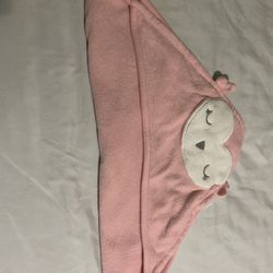 Pink Baby Hooded Towel
