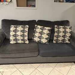 Grey sofa set