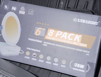 LTBLIGHT 8-pack of 6-inch