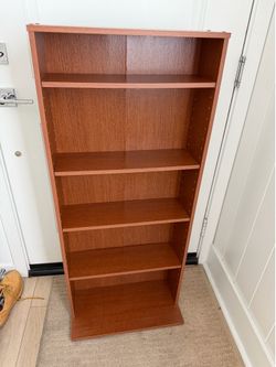 Wooden bookshelf