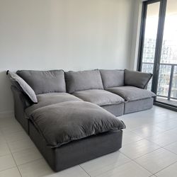 Gray Cloud Sectional (NEW)