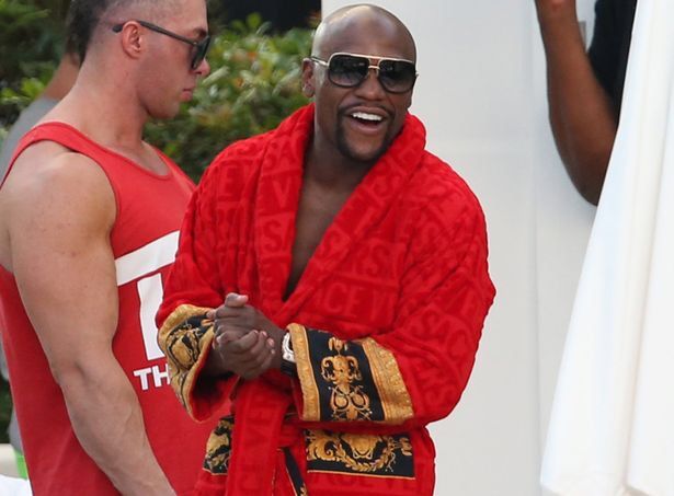 Medusa Red Bathrobe