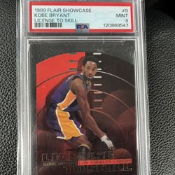 1999 Flair Showcase Kobe Bryant PSA 9