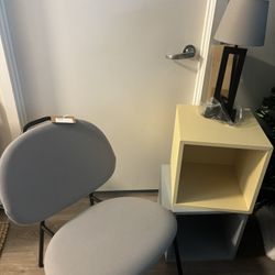 Ikea Chair , Cubes ( 2 Pieces ) , Lamp