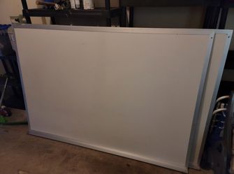 6ft x 4ft  white board (for one)