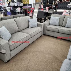 No Credit Needed Ashley Furniture Altari Alloy 2pc Sofa Loveseat 