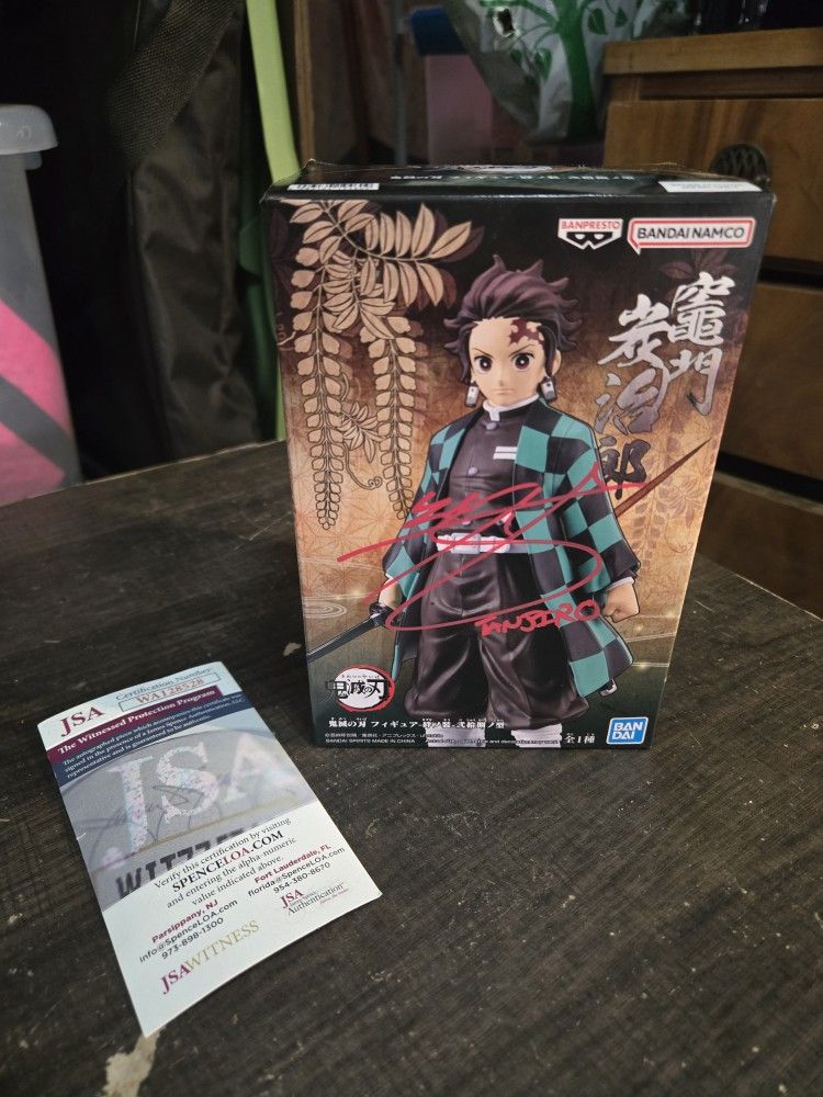 Signed Tanjiro Demon Slayer Figure