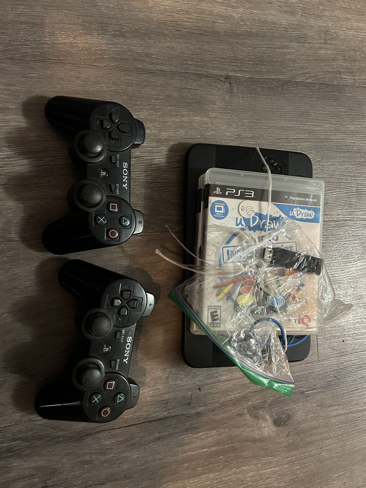 PS3 Controllers W/Udraw $20