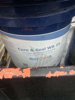 Concrete cure and seal water-based