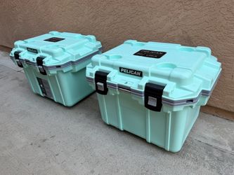 2 pelican 30 qt coolers never used asking $200 each