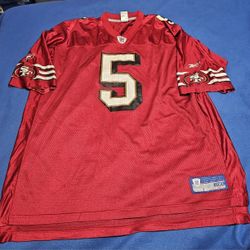 Used Vintage San Francisco 49ers Jeff Garcia Reebok Jersey, Men's XXL