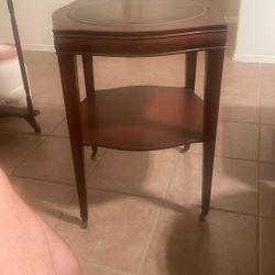  Vintage Rolling Side Table 