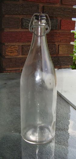 Vintage leverage cap bottle