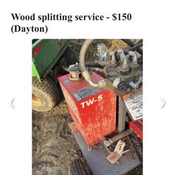 Wood Splitter Service 