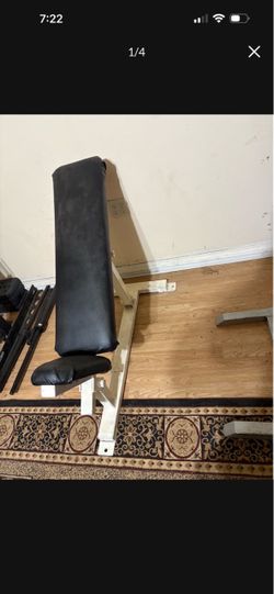 Incline gym bench