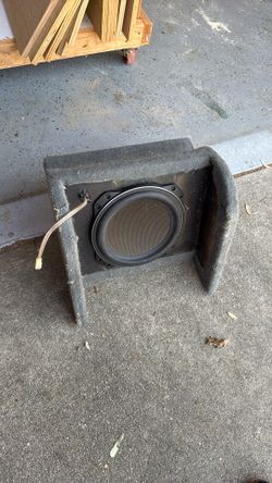 10” Sub Woofer With Box Pick Up Truck Car