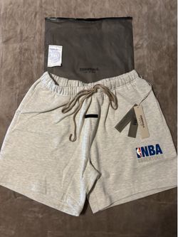 NEW NBA Fear of God Essentials Light Heather Shorts (Size S, M, L) 100% Authentic ✅