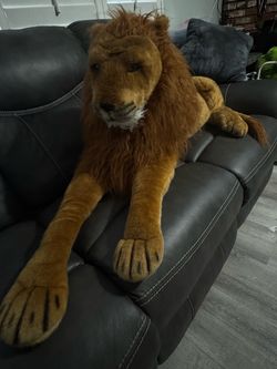 Giant Stuffed Lion Plush Toy