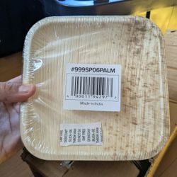 75 - 6" Palm Leaf Plates 