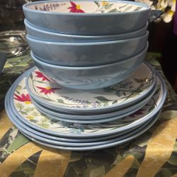 Vajilla Melamina Wildflower Princess House