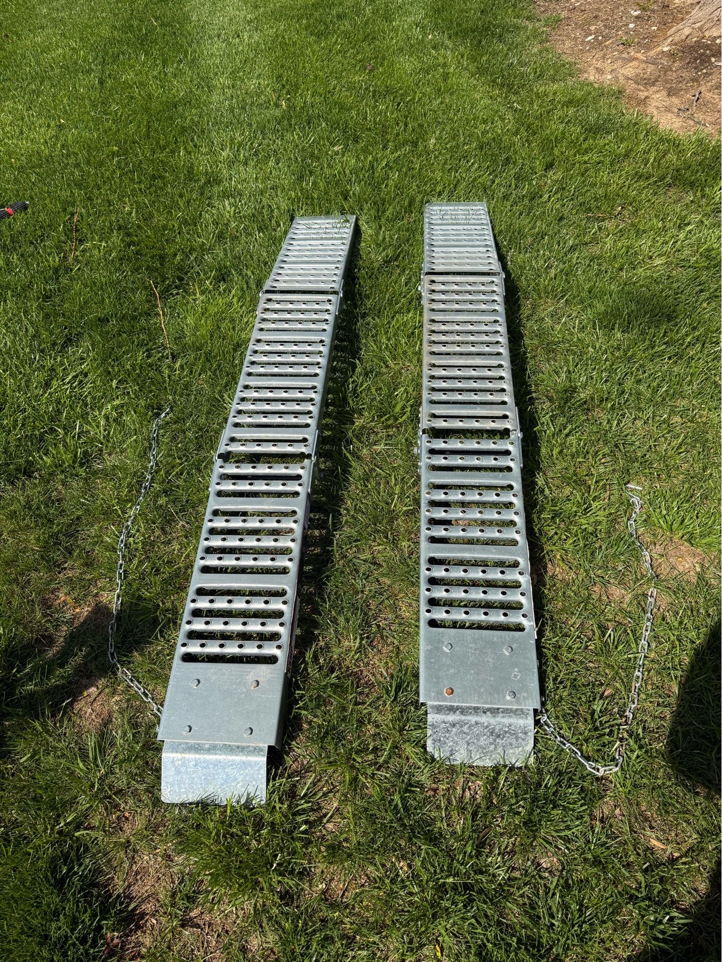 Hualmaster Loading Ramps Haul-Master 1000lb Capacity Tri-Fold Steel Loading Ramps (Set of 2) for ...