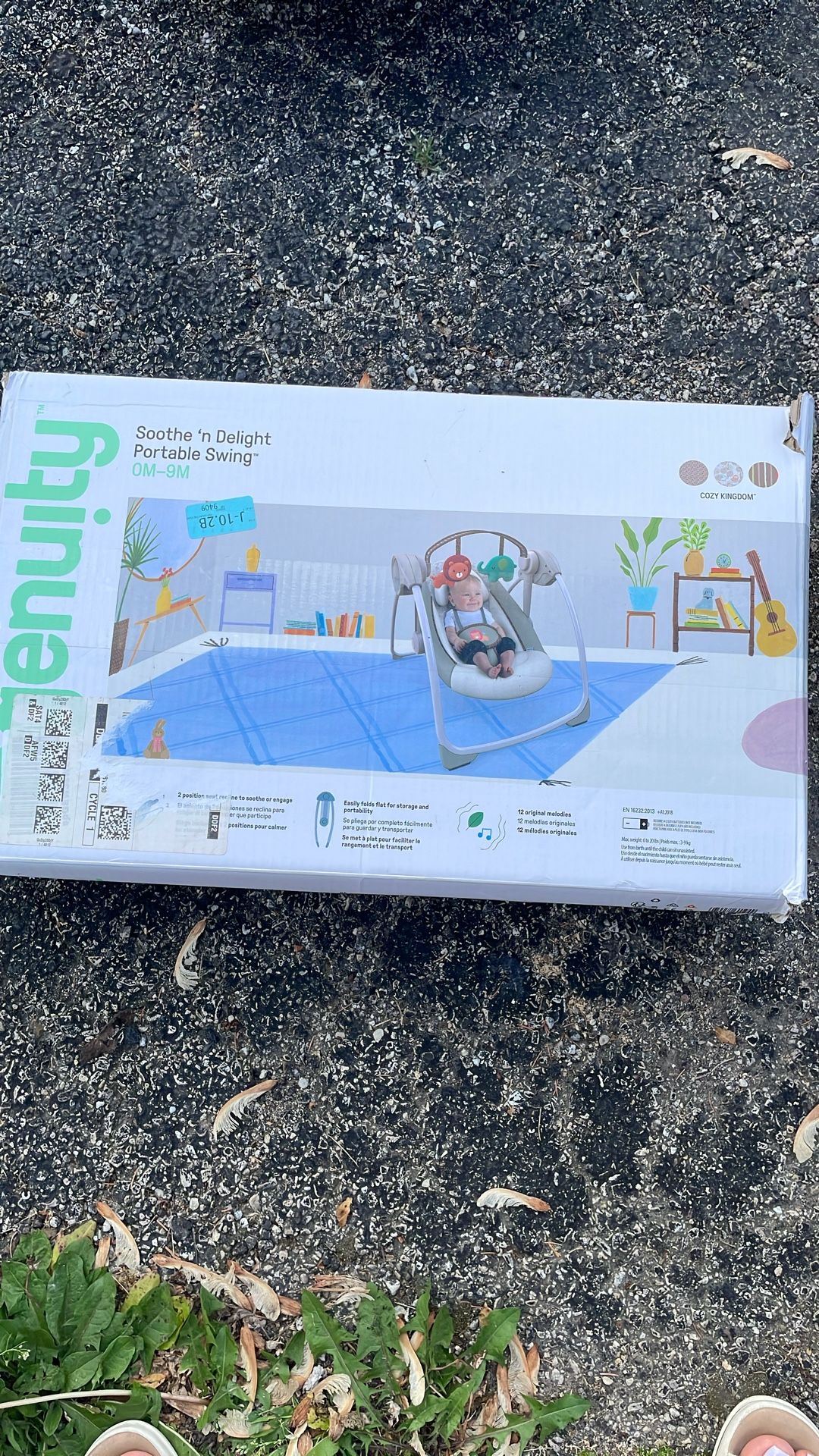 Ingenuity Soothe And delight portable Swing