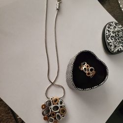 Necklace And Matching Ring Set
